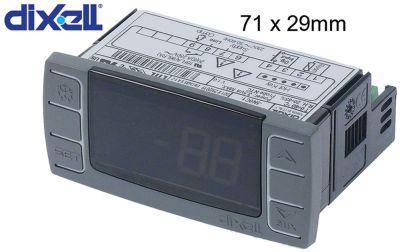 Elektronikregulering 230V Indbygningsmål 71x29mm NTC Montering Indbygningsversion Relæudgange 1