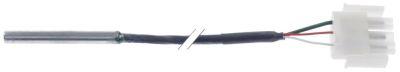 Temperaturføler NTC Kabel PVC Føler -40 til +110°C Føler ø6x30mm Kabellængde 5m