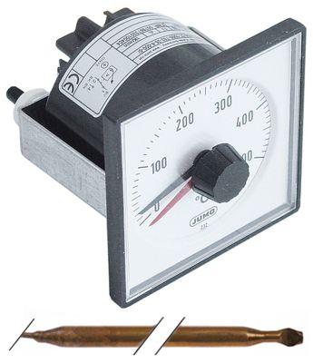 Termostat 1P 0-400°C CO 5AØ 60 mm. 72 x 72 mm