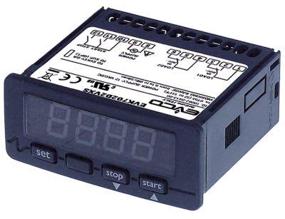 Elektroniktimer 12V Indbygningsmål 71x29mm Relæudgange 2 8A 8A Type EVK702D2VXS EVERY CONTROL