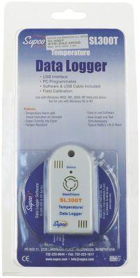 Datalogger 3V Kølerum Type SL300T SUPCO Spænding DC -40 til +85°C Frontmål 40x75mm