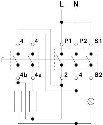 Energiregulering 230V 13A med 2-polet ekstra kontakt Drejeretning venstre