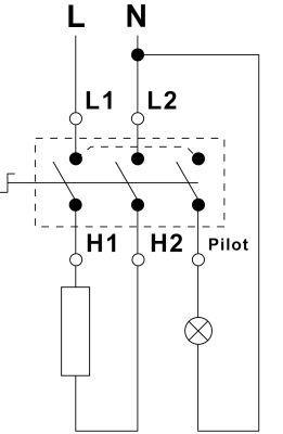 Energiregulering 240V 15A Drejeretning højre Akse ø 3,5x3,5mm Fastgørelsesgevind 8
