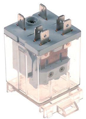 Effektrelæ Italiana Rel 230VAC 20A 1NC/1NO Tilslutning Fladstik 6,3 mm DIN-skinne