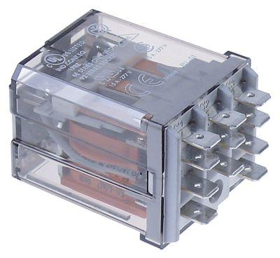 Stikrelæ FINDER 230VAC 16A 3CO Tilslutning Fladstik 6,3 mm DIN-skinne