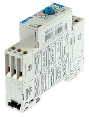 Tidsrelæ CROUZET Indbygningsmål DIN-skinnemm Tidsområde 0,1s-100h Tilslutning Klemtilslutning