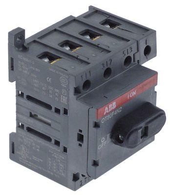 Belastningsafbryder 4NC 80A Tilslutning Skruetilslutning Akse ø 6x6mm
