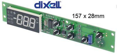 Display DIXELL DX60 Indbygningsmål 157x28mm Indbygningsdybde 20mm Spænding  -  -