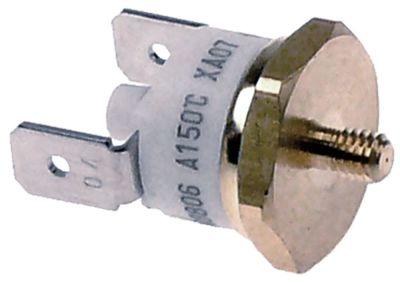 Sikkerheds-kontakttermostat Frakoblingstemp. 150°C 1NC M4 Tilslutning F6,3