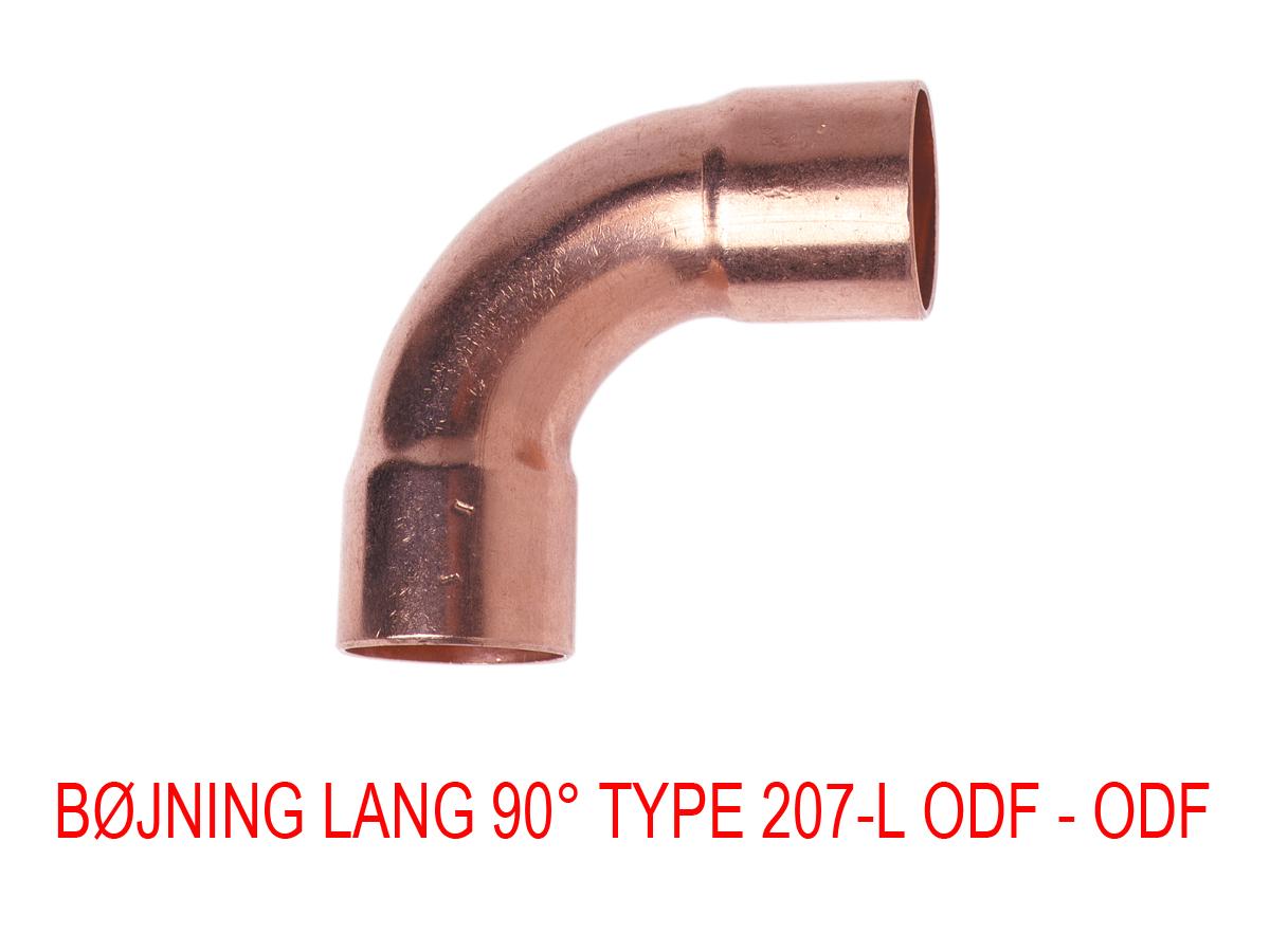 Bøjning-l 90° 1/4