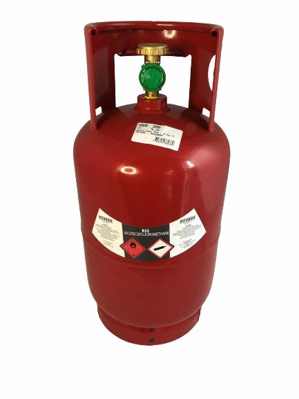 Kølemiddel R32 - 9 kg *) - HUSK adapter #31701