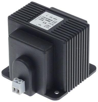 Transformator Primær 230VAC sekundær 12VAC 40VA sekundær 32A Tilslutning 2-tråds-teknik H 63mm