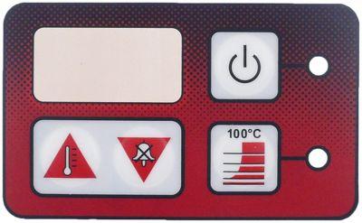 Tastaturfolie L 97mm B 60mm til friture