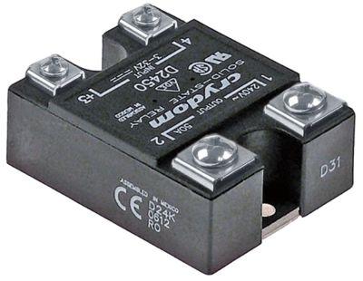 Effekthalvleder Faser 1 50A 240V 3-32VDC Type D2450 L 59mm B 46mm sæt CRYDOM