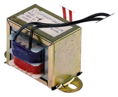 Transformator Primær 230VAC sekundær 24VDC 12VA sekundær 5A Tilslutning Kabel 50/60Hz
