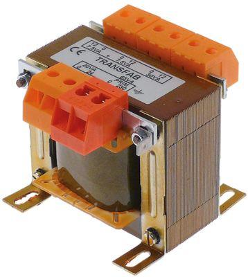 Transformator Primær 230VAC sekundær 12/24VAC 65VA Tilslutning Skruetilslutning 50-60Hz