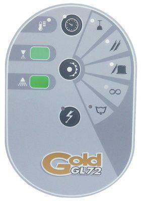 Tastaturfolie Opvaskemaskine til enhed Gold72