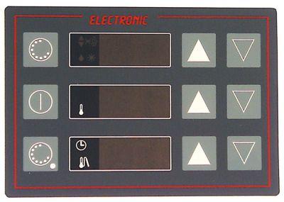 Tastaturfolie L 160mm B 110mm 9 knapper