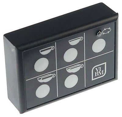Tastaturenhed L 87mm B 59mm Taster 5