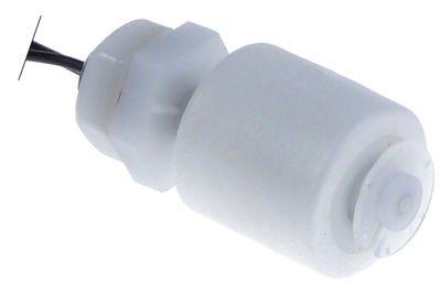 Svømmekontakt 1NO ø 28mm 240V L 80mm Indbygning ø 10mm 5A Kabel