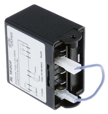 Niveaurelæ 115V Tilslutning Fladstik 6,3 mm Type RL1E/2C/F 8A Spænding AC 50/60Hz
