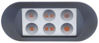 Tastaturenhed L 142mm B 62mm grå med LED med bøsning Taster 5 passer til ARIANNA, COMPAC