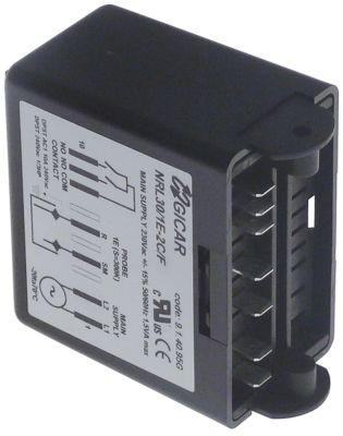 Niveauregulering 230V Tilslutning Fladstik 6,3 mm Type NRL30/1E-2C/F 10A Spænding AC 50/60Hz