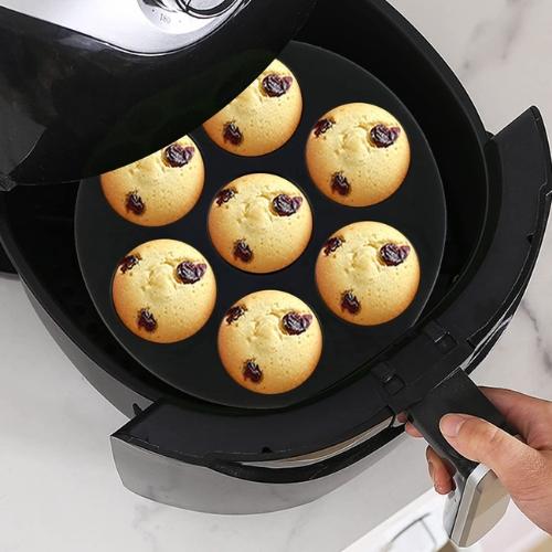 Muffinform i silikone til Airfryer, ovn, mikroovn