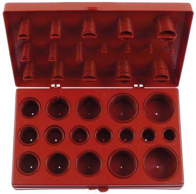 Sortimentkasse Silikone O-ring tommer inkl. service boks 407 dele