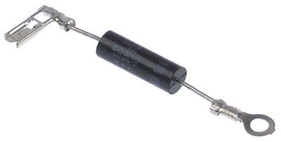 HV-diode Type RG501 Tilslutning F6,3 mm/øse M4 til mikrobølgeovn VPE 1Stk.