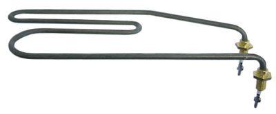 Varmelegeme 2000W 230V L 260mm L1 110mm L2 150mm B1 42mm B2 83mm 2-huls fastgørelse Tilslutning M4