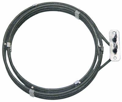 Varmelegeme 4000W 380V L 240mm L1 25mm B1 56mm H1 5mm H2 38mm Firkantflange