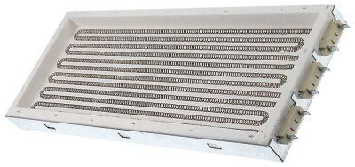 Strålevarmeelement 2700W 230V L 410mm til friture VK 3 B 165mm IRCA firkantet Tilslutninger 