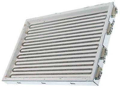 Strålevarmeelement 5000W 230V L 410mm til friture VK 3 B 280mm IRCA firkantet Tilslutninger 