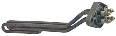 Varmelegeme 1800W 230V L 250mm L1 15mm L2 55mm L3 180mm H1 27mm H2 39mm 2-huls flange