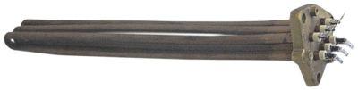 Varmelegeme 2850W 230/400V L 320mm 3-hulsflange Tilslutning Fladstik 6,3 mm Rør ø 85mm VK 3