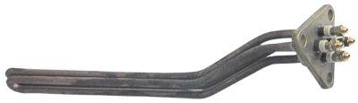 Varmelegeme 3000W 230V L 350mm L1 31mm L2 59mm L3 240mm H1 24mm H2 28mm 3-hulsflange