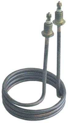 Varmelegeme 2700W 230V B1 48mm H1 158mm H2 42mm 2-huls fastgørelse Tilslutning M6 Gevind 3/8