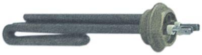 Varmelegeme 1350W 220V L 163mm Skrueflange Tilslutning Fladstik 6,3 mm Gevind 1