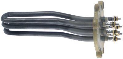 Varmelegeme 1800W 230V L 165mm L1 20mm L2 36mm L3 120mm H1 26mm H2 20mm 6-hulsflange