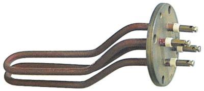Varmelegeme 2000W 230V L 215mm L1 20mm L2 40mm L3 175mm H1 33mm H2 26mm 4-huls flange