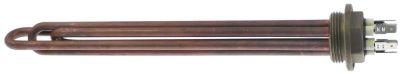 Varmelegeme 4500W 230V L 290mm Kaffemaskine Skrueflange Tilslutning Fladstik 6,3 mm Gevind 1¼