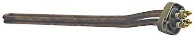 Varmelegeme 3700W 230V L 575mm L1 27mm L2 38mm L3 510mm H1 20mm H2 27mm 2-huls fastgørelse