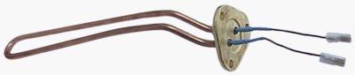 Varmelegeme 1100W 400V L 330mm L1 22mm L2 40mm L3 268mm H1 30mm 3-hulsflange Tilslutning Kabel