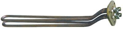 Varmelegeme 3000W 230V L 358mm L1 25mm L2 43mm L3 287mm H1 26mm H2 24mm 3-hulsflange