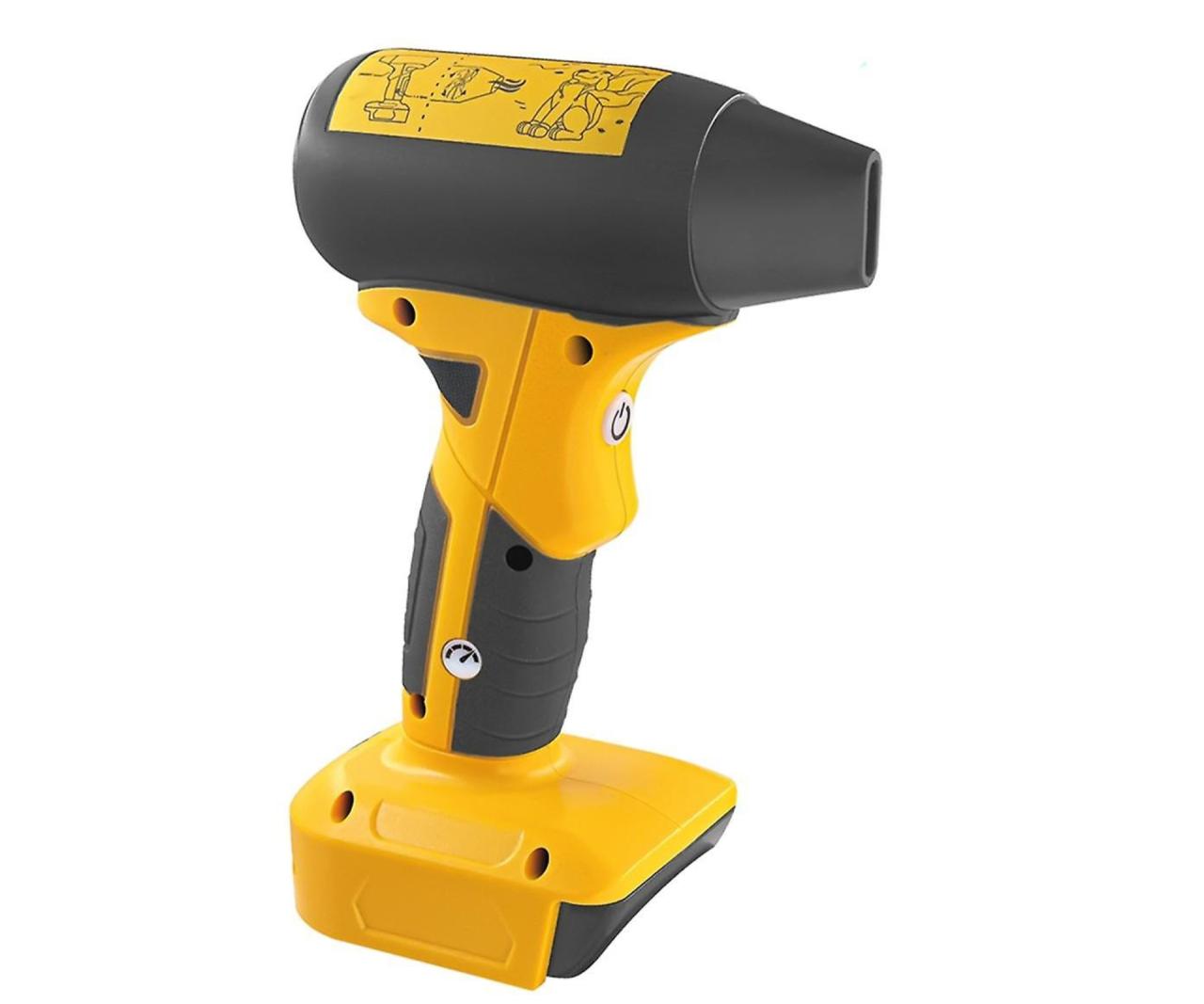 Kraftig turbo Blæser 180W til Dewalt 18V og 20V batteri