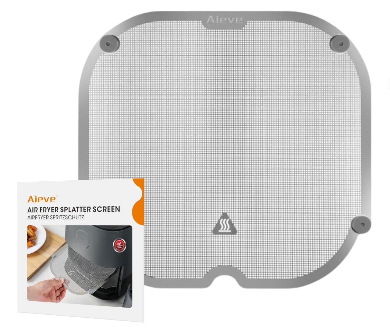 Stænklåg med magnet til Airfryer - 22x21,5 cm