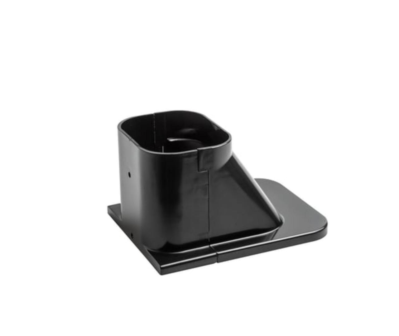 Væggennemgang til PREMIUM 77 X 64 mm sort