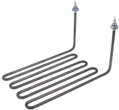 Varmelegeme 3450W 400V L 290mm Friture 2-huls fastgørelse Tilslutning Fladstik 6,3 mm