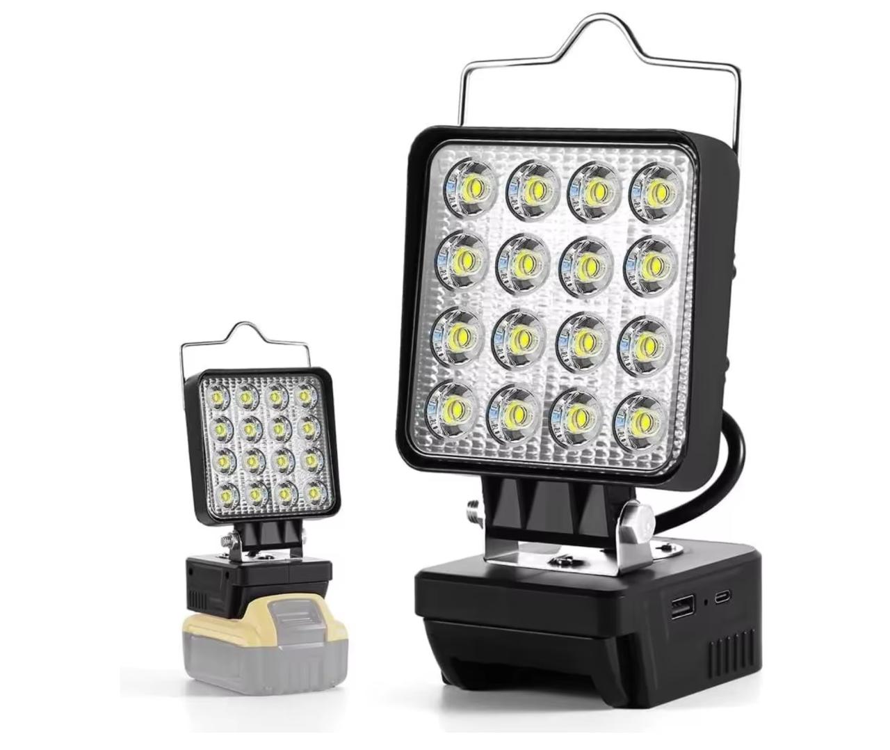 LED arbejdslampe til Milwaukee 18V batteri